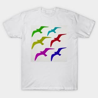ART Leather Seagulls T-Shirt